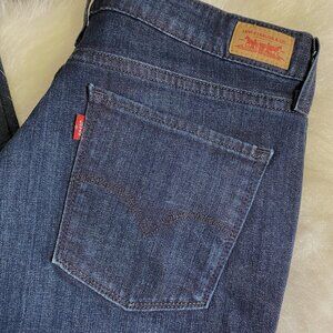 Levi's 553 Women's Boot Cut Jeans Size 12 Dark Wash Classic Workwear Western